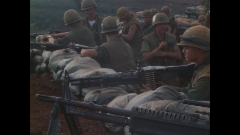 Footage of Marines at Khe Sanh